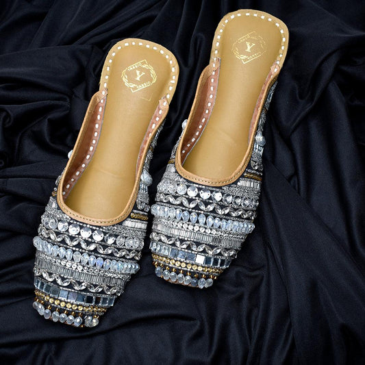 Amani Embroidered Mules for Women - Yassio